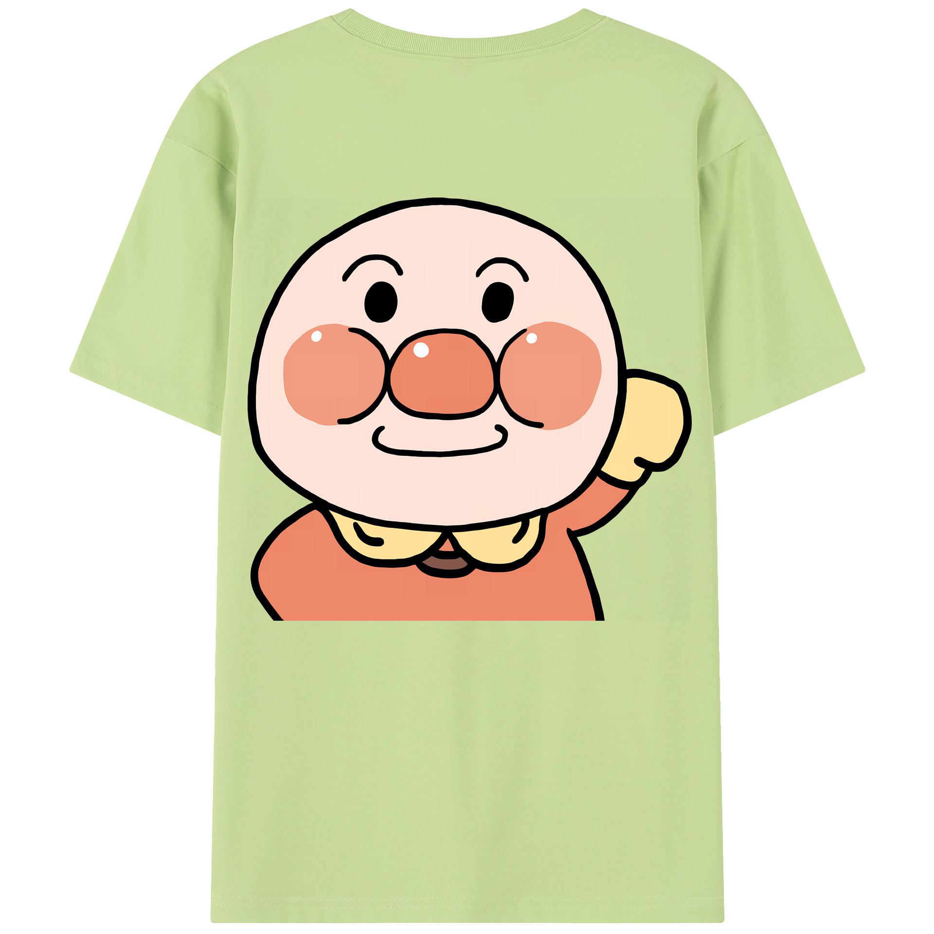 （画像用） アンパンマン Anpanman 綿100％半袖Tシャツ（背面プリント）